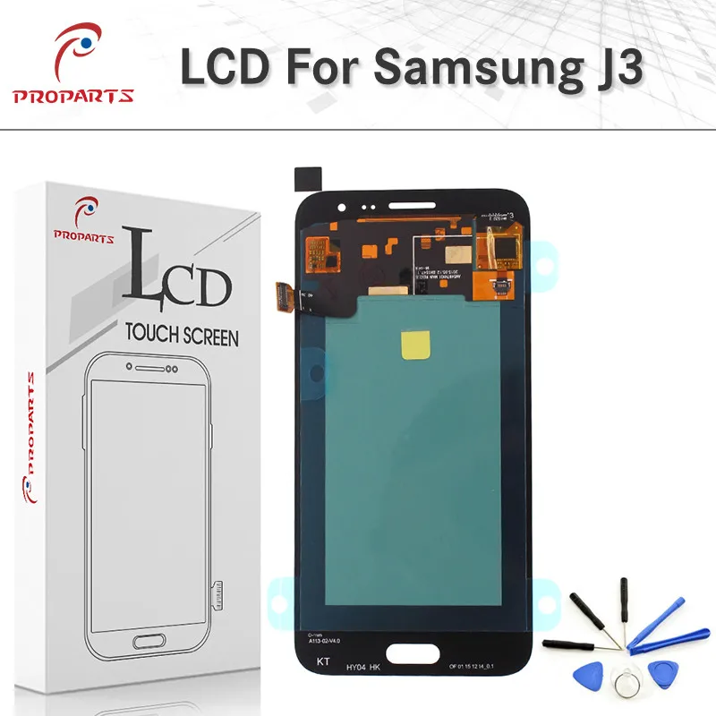 Отрегулировать яркий AMOLED ЖК-дисплей Сенсорный экран для samsung Galaxy J320 J3 2016 SM-J320FN J320M