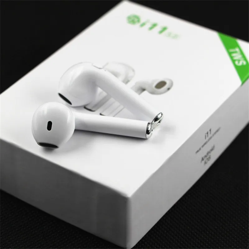 20 шт./партия i11 TWS Bluetooth 5,0 беспроводные наушники мини наушники i7s с микрофоном для iPhone 6 S X 7 8 samsung S6 S8 Xiaomi