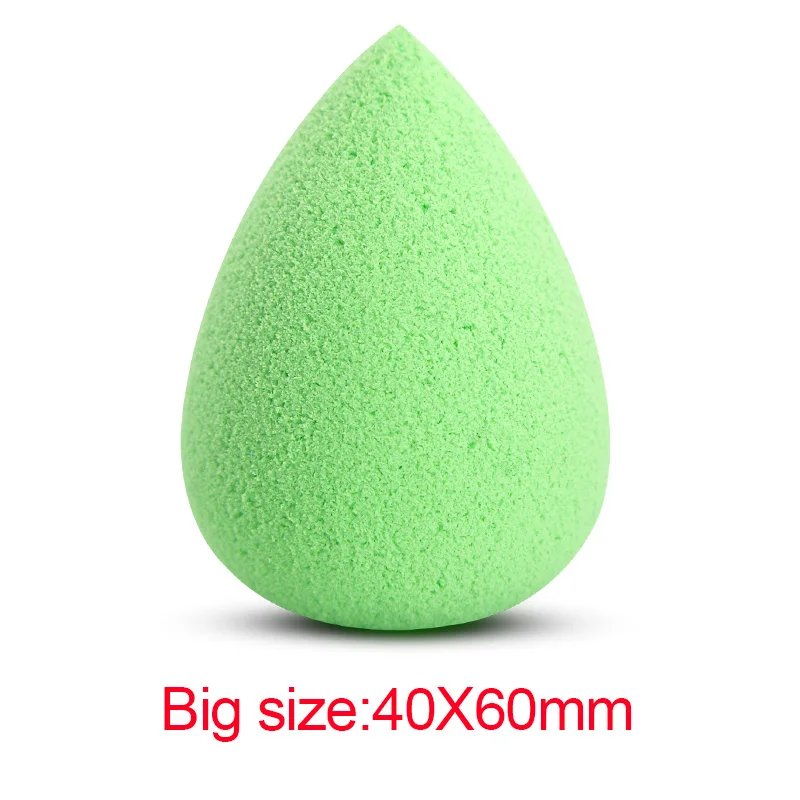 Large Green Cocute макияж основа Губка макияж Косметическая пудра гладкая Красота Косметика Макияж Губка Красота Инструменты подарки - Цвет: Large Green