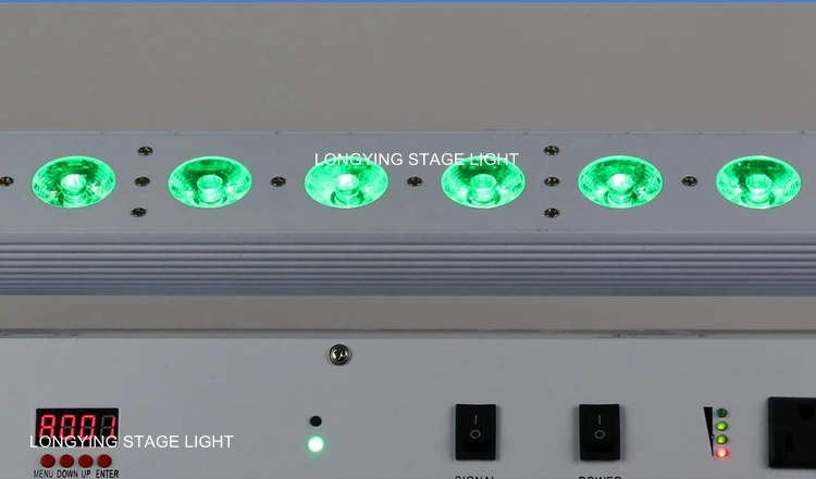 Free Shipping 9x18W 6IN1 RGBWA UV 6in1 Battery Wireless Led Washer Light Bar Line Uplighting DJ Disco DMX Stage Effects | Лампы и