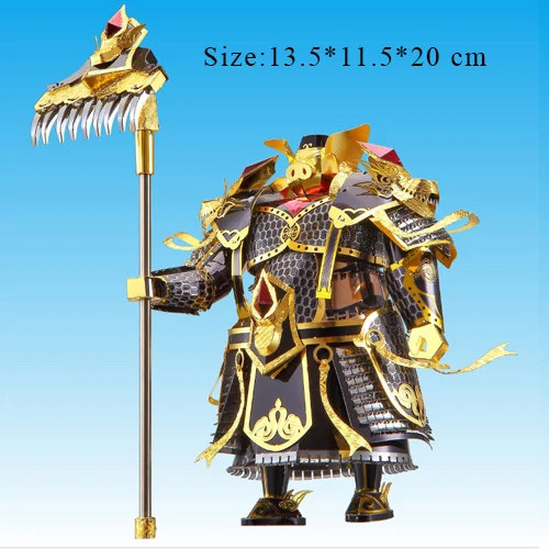 PK103-KGS 3D металлическая головоломка Творческий монах Тан Обезьяна Король лазерной резки собрать модель Развивающий Пазл игрушки для взрослых - Цвет: PK103-KGS