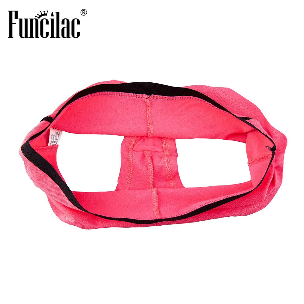 Funcilac Для женщин Нижнее Бельё для девочек Boyshort бесшовные Трусики хлопок трусы