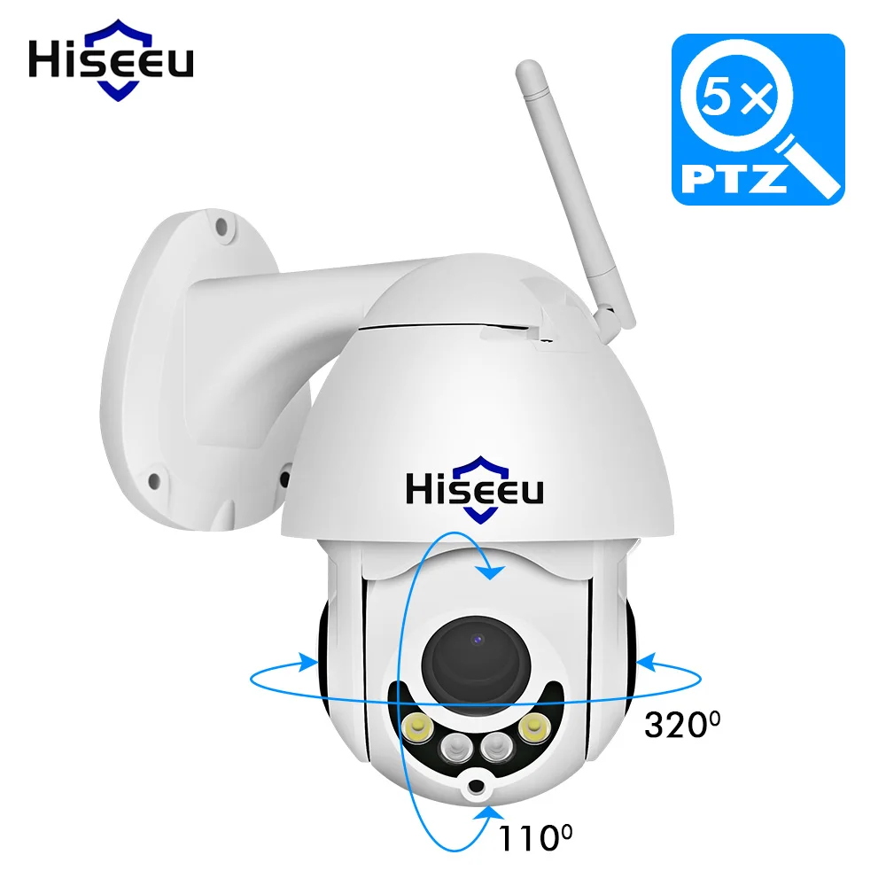 Hiseeu HD 720P 1.0MP CCTV камера безопасности IP с микрофоном домашняя сетевая камера видеонаблюдения P2P мобильный доступ