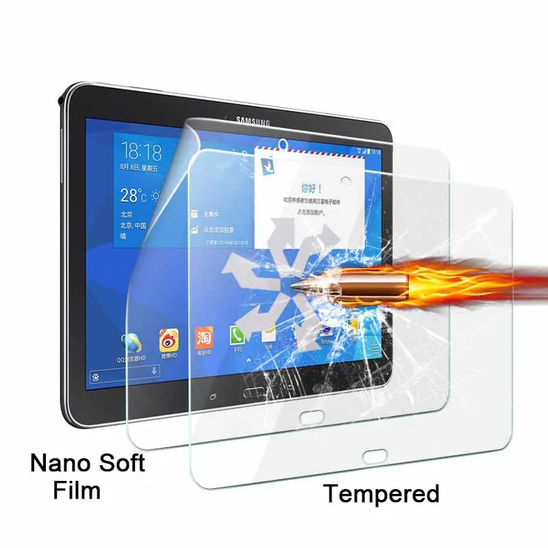 1 шт. высокое качество Взрывозащищенная нано мягкая пленка для samsung Galaxy Tab 4 T530 T531 10," TAB анти-осколки защитная пленка