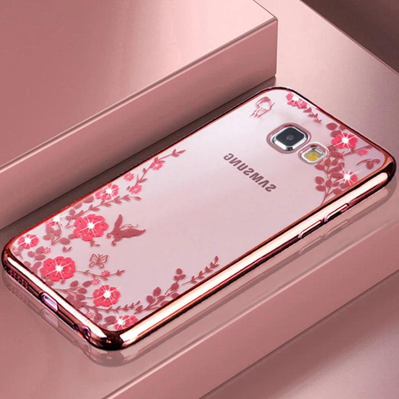 YueTuo etui чехол для Samsung Galaxy A5 2016 A510 прозрачный роскошный 3d телефона s задняя крышка