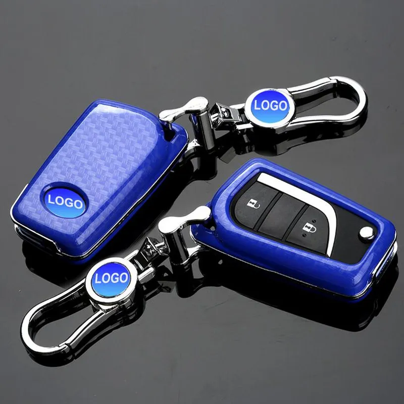 Автомобильный брелок для Toyota углеродное волокно 2018|car key ring|key ringkey rings for car |