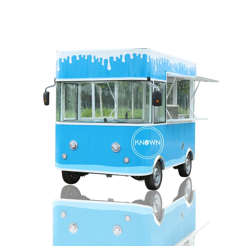 

2019 New Design Fast Food Truck Mobile Food Kiosk Food Cart Trailer For Sale