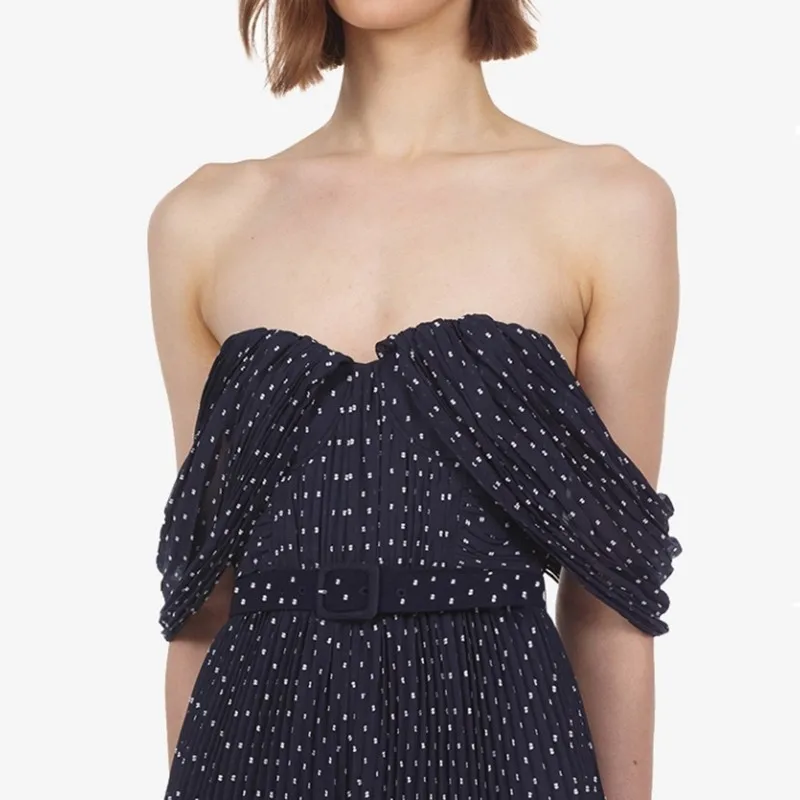 Летнее дизайнерское платье для автопортрета женщин 2020 сексуальное