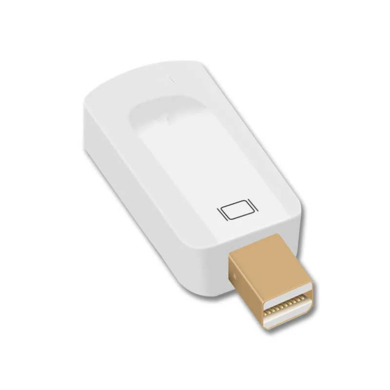 Новое поступление Белый адаптер Mini DisplayPort/HDMI для ПК Macbook HDTV проектор DP видео карты монитор