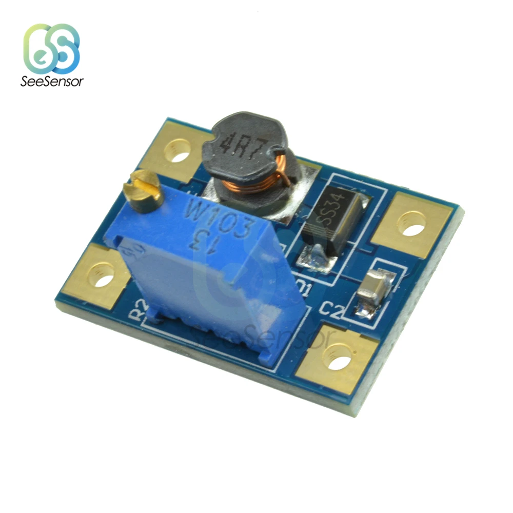 DC-DC SX1308 Step Up Регулируемый силовой модуль Boost Converter 2-24V до 2-28V 2A Step-Up Module | Инструменты