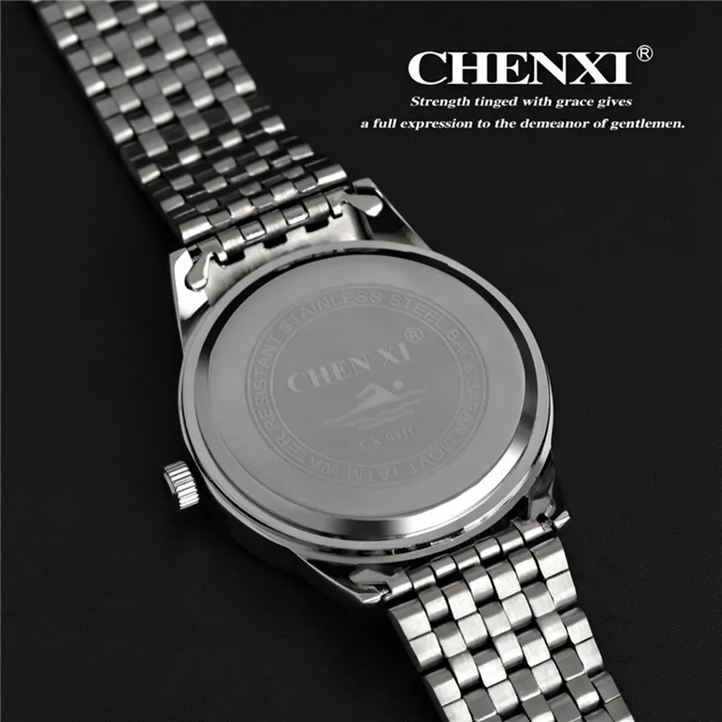 Наручные часы из нержавеющей стали розовое золото водонепроницаемые 1240 |