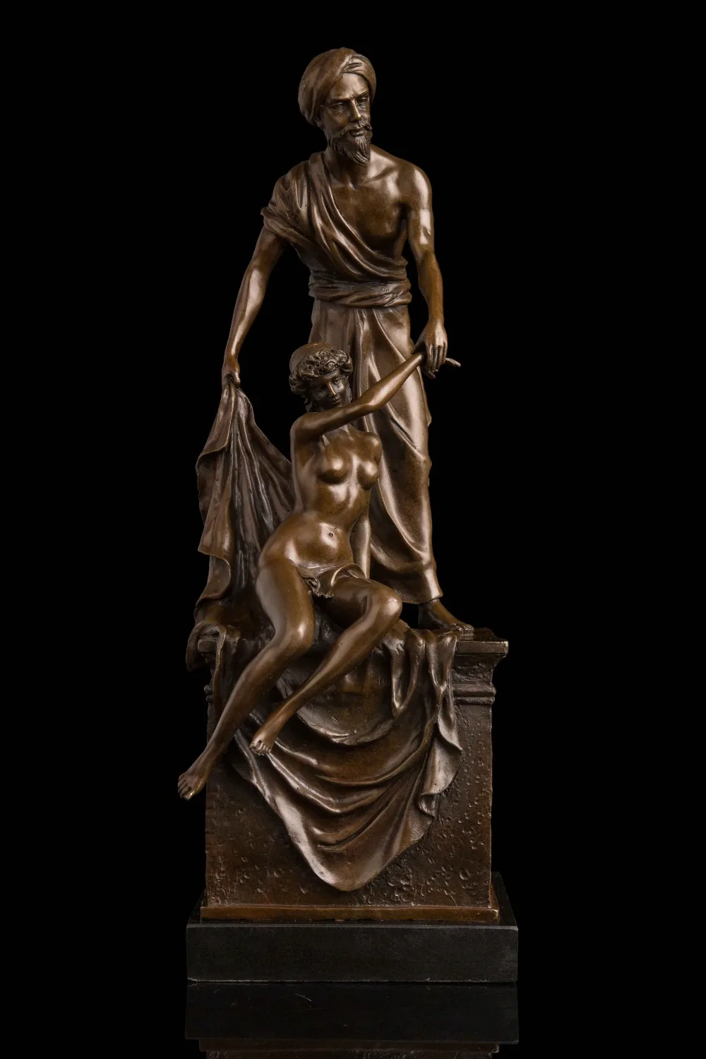 Classical Bronze statues High-grade handicraft man and nude woman Sculpture for Villa hotel decoration Decor | Дом и сад