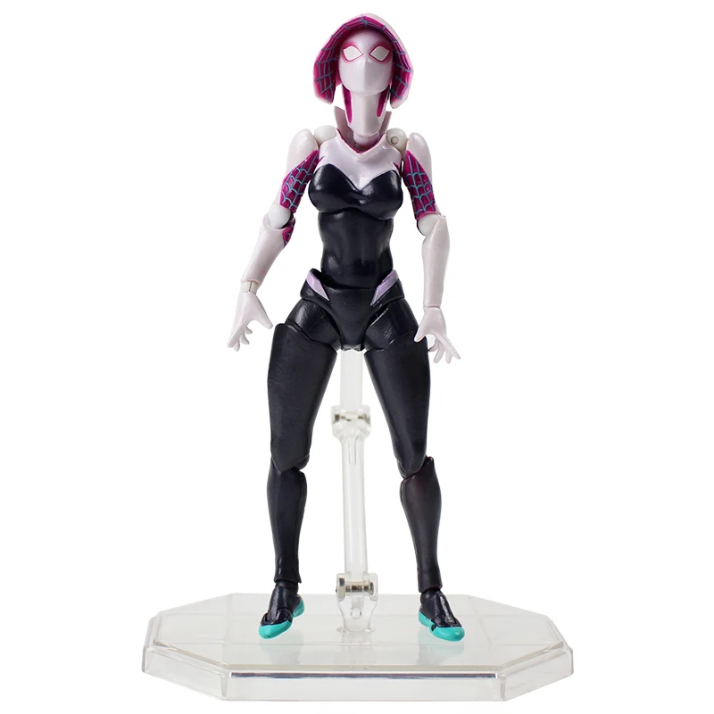 Экшн-Фигурка Человека-паука Revoltech Amazing Woman Spider-Gwen сексуальная модель игрушка