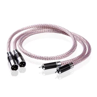 valhalla series hifi 2rca to 2xlr cable hi end rca male to xlr male audio cable