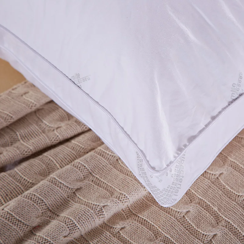 1 шт. пятизвездочный отель Хлопок перо бархатная легкая Подушка нулевое давление