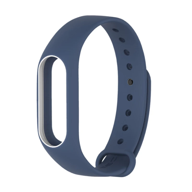 Цветной силиконовый ремешок для Xiaomi Mi band 2 цветной сменный Браслет аксессуары Band