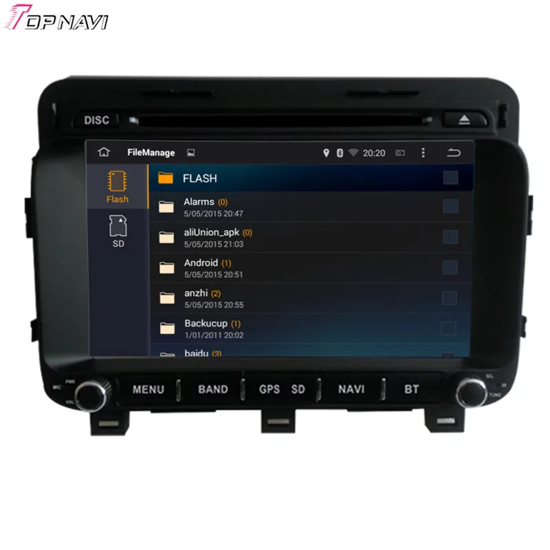 Автомагнитола Topnavi 8 дюймов Восьмиядерный процессор 2 Гб ОЗУ Android 6 0 стерео GPS для KIA
