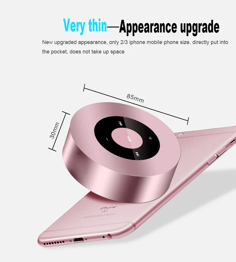 Bluetooth динамик LED портативный беспроводной мини звуковая система 3D стерео музыка