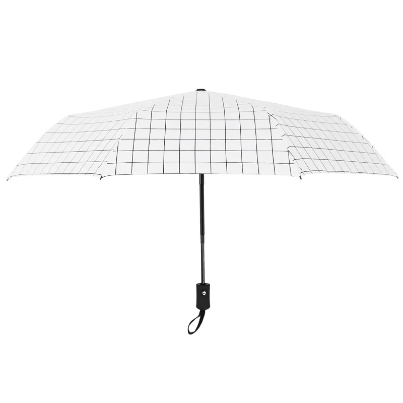 

Fashion New Korean Umbrella 3 Folding 8K Sun Rain UV Automatic Umbrella for Women Lovely Elegant Paraguas Umbrella
