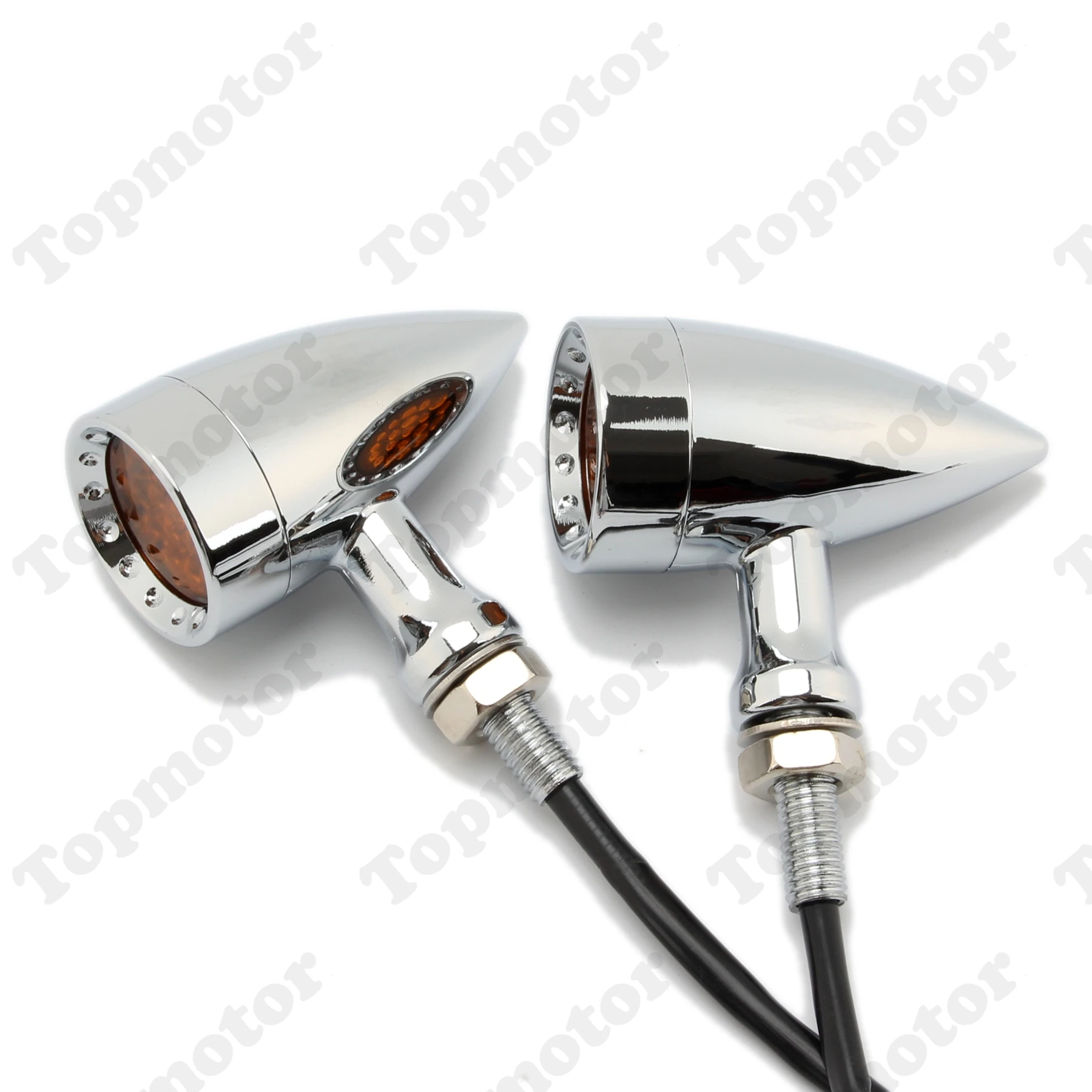 Хромированный 20 светодиодный стоп-сигнал для мотоцикла Harley Chopper Bobber Custom XL Dyna Softail |