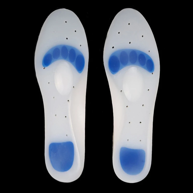 Super soft medical silicone gel insole shoes pad metatarsal Plantar Fasciitis cushion calcaneal spur shock absorption insole S03
