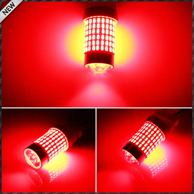 2pcs Brilliant Red 144-SMD-3014 High Power 9005 HB3 9145 H10 LED Bulbs For car Beam/Daytime Running Lights/Fog Lamps | Автомобили и