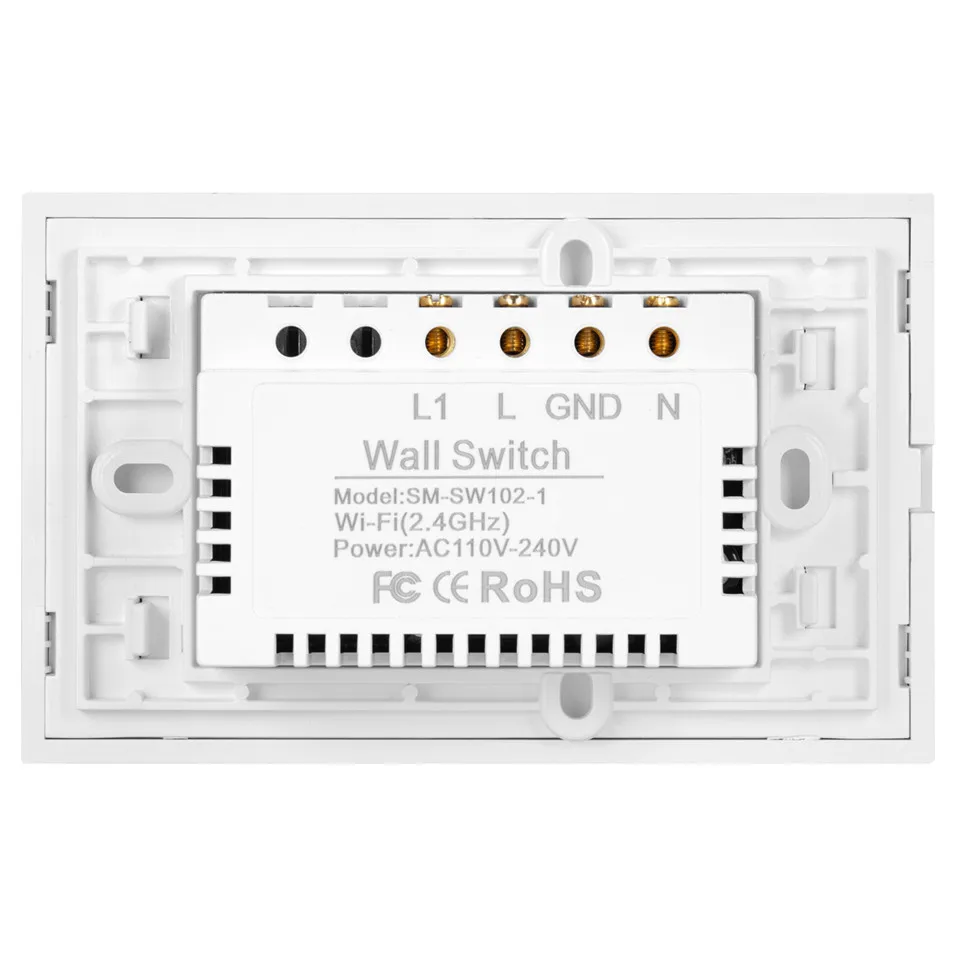 Умный Wi Fi переключатель американского стандарта 10 А/комплект 3 клавиши 1 канал