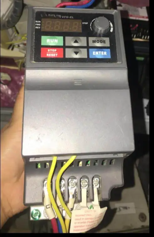 Как VFDS E серии инвертор VFD004EL21A 0 4 кВт 220 В физическая фигура была тестовая