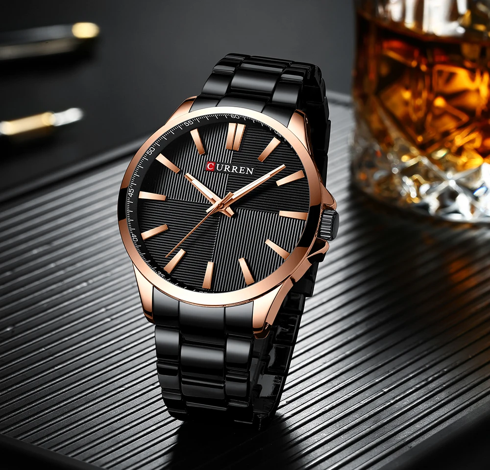 CURREN Часы мужские модные часы 2019 роскошные из нержавеющей стали Reloj наручные