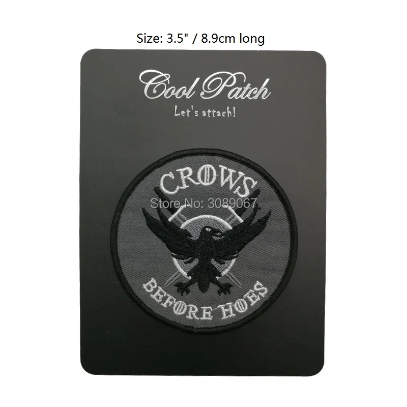 Ночи часы Crows Before Hoes игра гладить на нашивки вышитые ТВ фильм серии Хэллоуин
