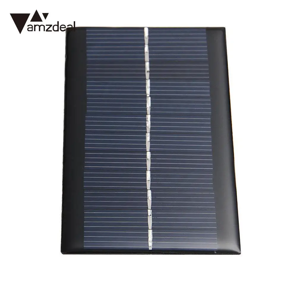 amzdeal 6V 1W Solar Panel Module DIY Light Battery Cell Phone Chargers Outdoor Travelling Powerbank Charging Board Power | Электроника