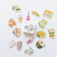 45 sheets delicious food happy life adhesive diy sticker stick label notebook album diary decor