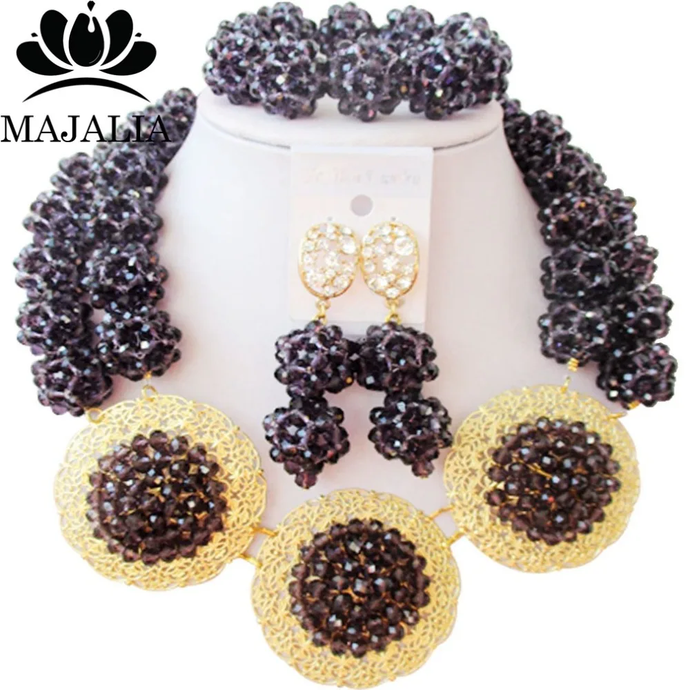 Ювелирный Комплект из колье и серёг в африканском стиле|bride jewelry|african fashion jewelryafrican