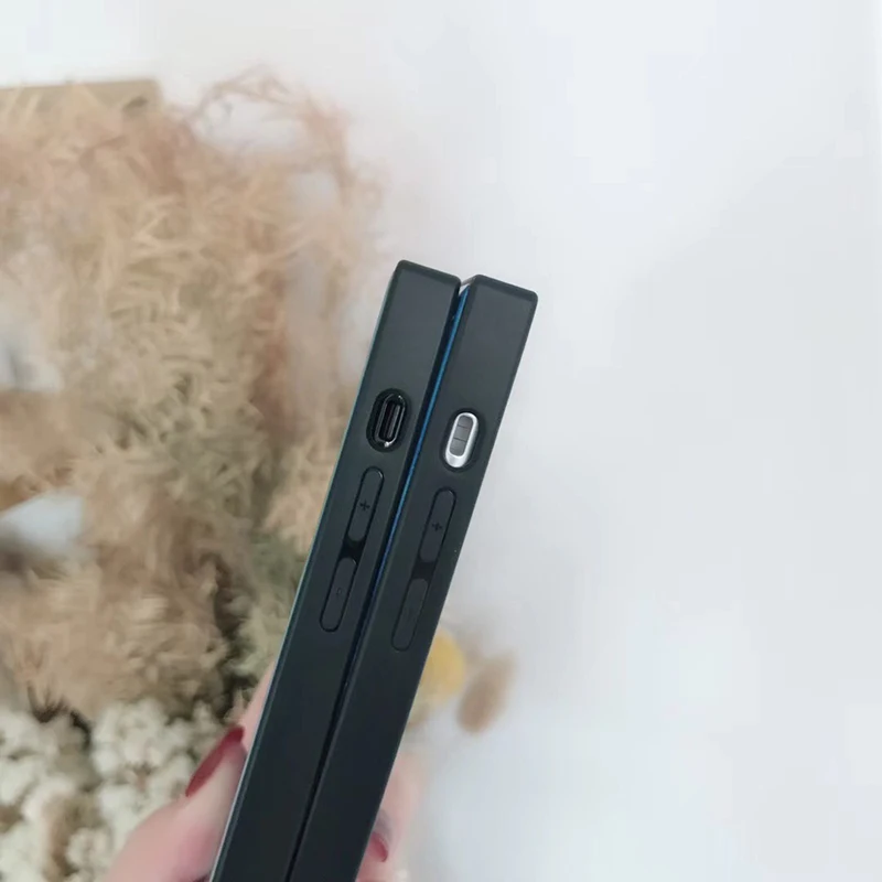 Для iphone 7 8 Blue Ray Стекло квадратный чехол для телефона X 6 плюс Роскошный Глянцевый