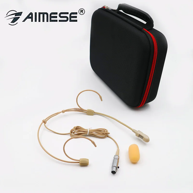 Двойной ушной крючок с микрофоном головная гарнитура микрофон все XLR 3PIN TA3F |