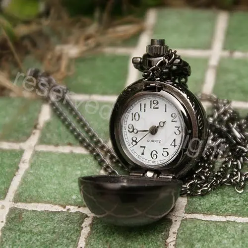 Роскошный дизайн с шариками Кварцевые женские ожерелья для девочек карманные