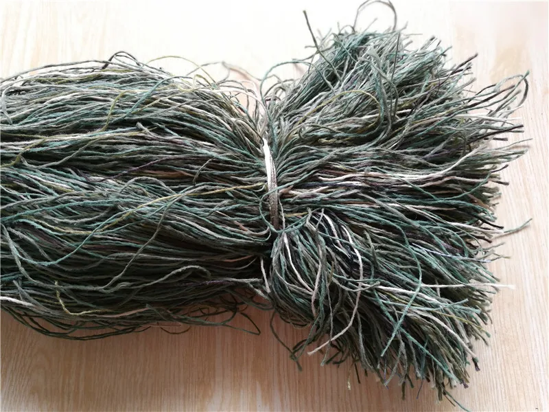 Химическое Нитки мешковины пряжи для Охота маскировочный костюм Ghillie Пейнтбол