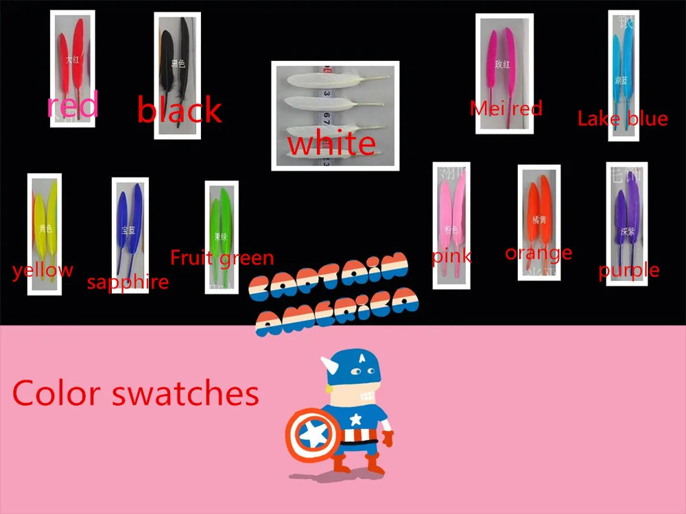 Красные синие розовые сценические искусственные перья танцевальные аксессуары