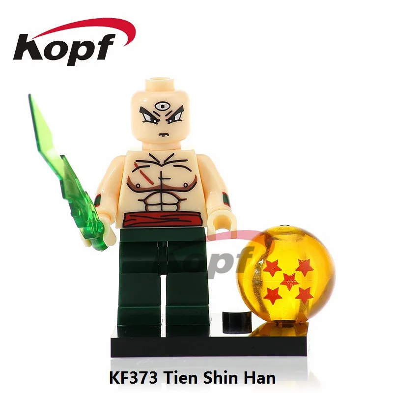 KF373 Without Box Одиночная строительных блоков Dragon Ball Z Majin Boo Android 16 Dyspo Kaio Shin Goku Ssj Xeno фигурки Детские модельные игрушки KF497 - Color: KF373 Without Box