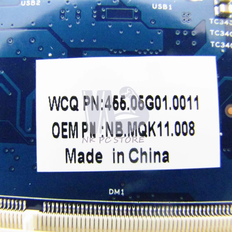 NOKOTION NBMQK11008 NB. MQK11.008 для Acer aspire V Nitro VN7 571G материнская плата ноутбука I7 5500U CPU GT840M