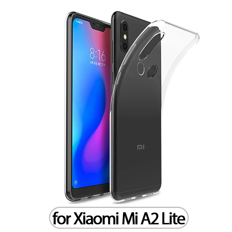 Чехол для Xiaomi mi A2 A2 Lite A1 mi A2 mi A1 TPU силиконовый прозрачный облегающий Бампер Мягкий чехол для Xiaomi mi 5X 6X mi 5X mi 6X задняя крышка