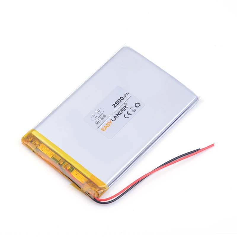 3 7 v литий ионная аккумуляторная батарея 395696 2500mAh для MP5 GPS PSP DVD электронная книга