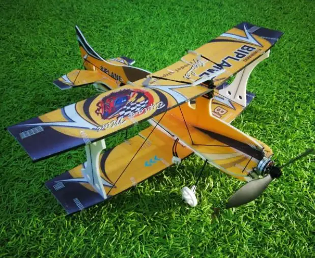 Мини-биплан Hornet 400 мм размах крыльев 3D с фиксированным крылом радиоуправляемый самолет вертолет Epp D доска Крытый Открытый F3P комплект FPV Самолет детские игрушки
