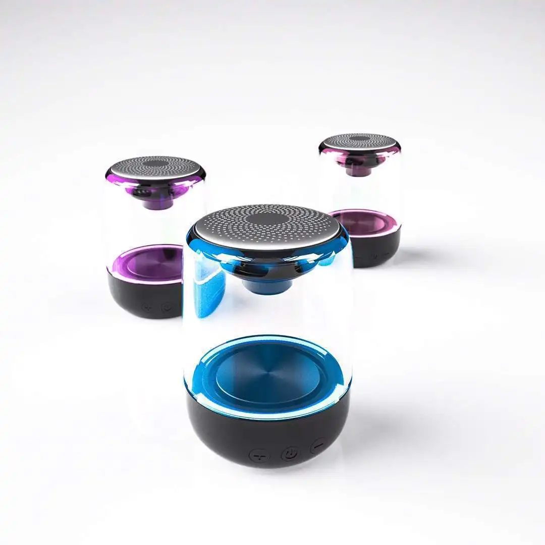 C7 Будильник беспроводной Bluetooth динамик с СВЕТОДИОДНЫЙ Цветной подсветкой Бестселлер Bluetooth динамик