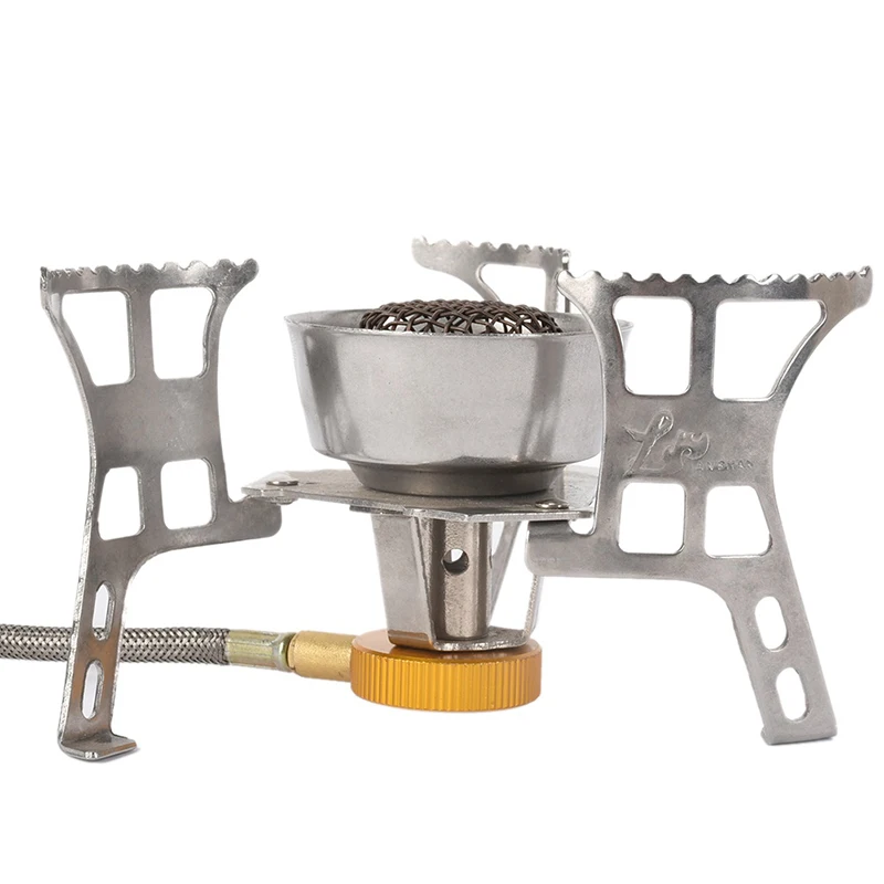 2019 Camping Stove Separate Windproof Cooking Equipment Butane Fuel High Stainless Steel Iron Aluminum | Спорт и развлечения