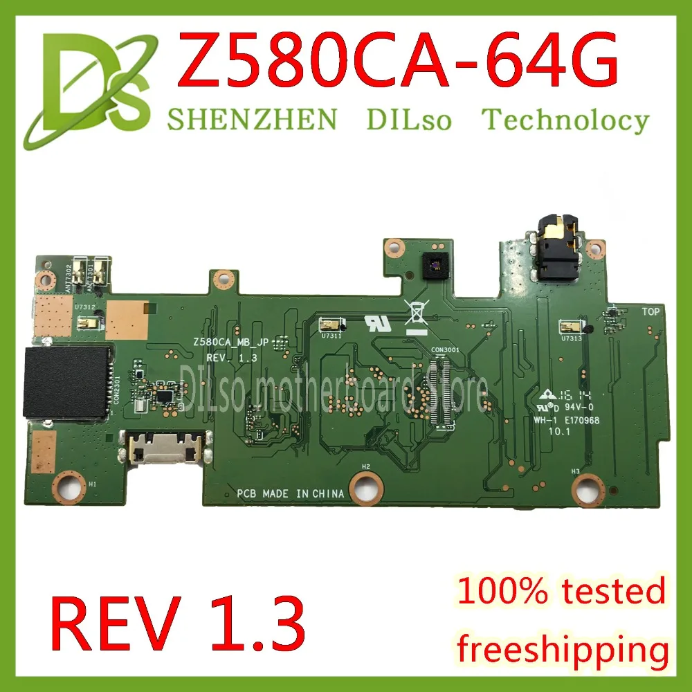 KEFU Z580CA Материнская плата ASUS Z580C Z580 ноутбука 64G rev1.3 тесты работы 100% оригинальная