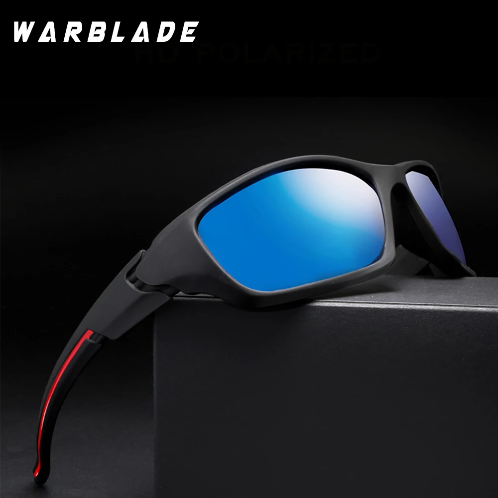 

WarBLade HD Polarized Men Sunglasses Brand Designer Square Sun Glasses Accessories Unisex Driving goggles oculos de sol 2018
