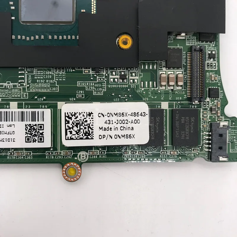 Высококачественная материнская плата для ноутбука XPS 13 L321X фонарь 0NM86X NM86X DAD13BMBCC1 с