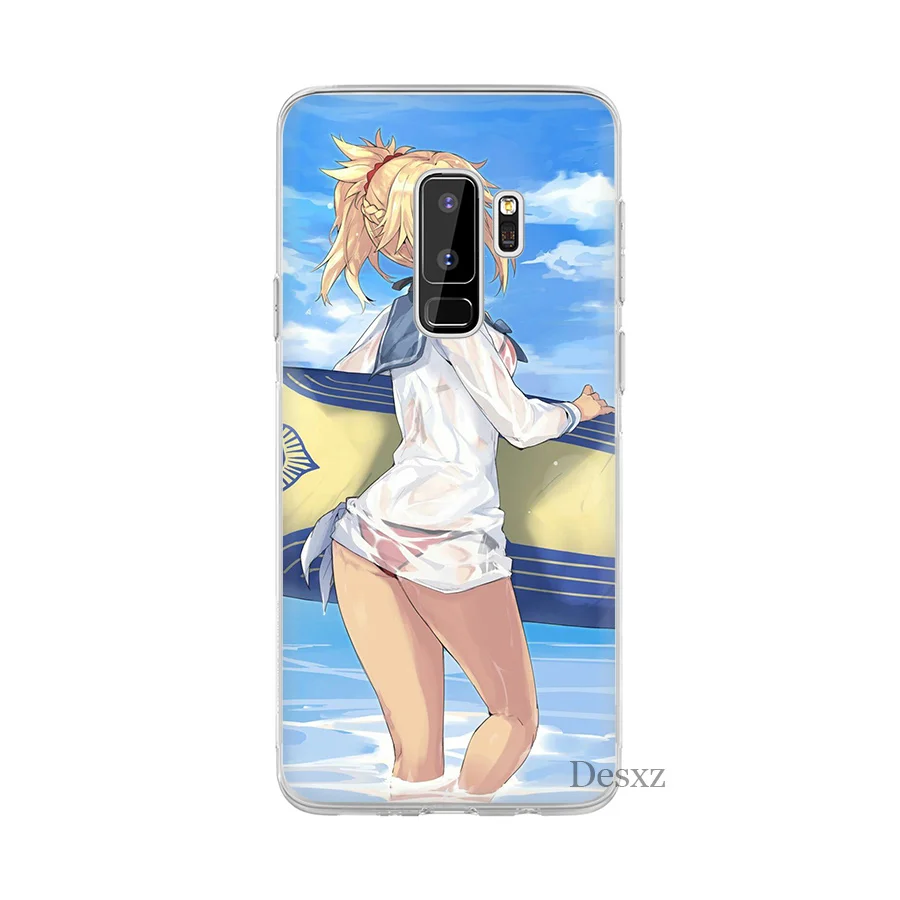 Чехол для Samsung A10 A20 A30 A40 A50 A60 A70 A9 A7 A5 A6 A8 Plus surf art Girl Ультратонкий Жесткий ПК с