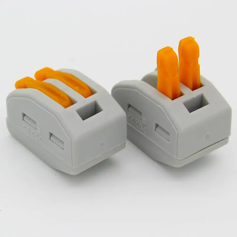 5 шт. 2 контактный Универсальный Компактный проводной соединитель|spring connector|connector